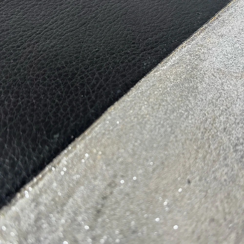 J Crew Black and Glittery Silver Clutch Bag - Picture 5 of 8